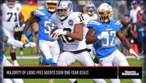 Majority of Detroit Lions Free Agents Signed One-Year Deals