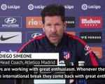 Simeone expects enthusiastic Atletico after international break