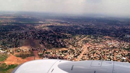 Landing to the Lilongwe International Airport. Malawi