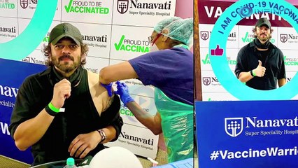Amitabh Bachchan, Rohit Shetty take COVID19 vaccine