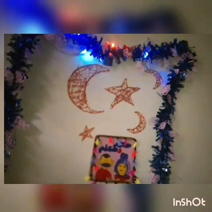 تجهيزات رمضان.....ديكور رمضانى ب 2 جنيه بس والنتيجه رووووووووعه