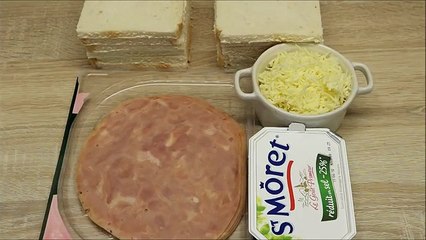 Pain De Mie Farcie Au Jambon De Dinde Et Fromage Facile (Cuisinerapide)
