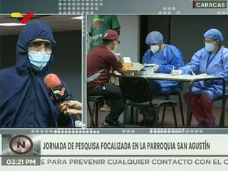Realizan pesquisa focalizada contra el COVID- 19 en la parroquia San Agustín de Caracas
