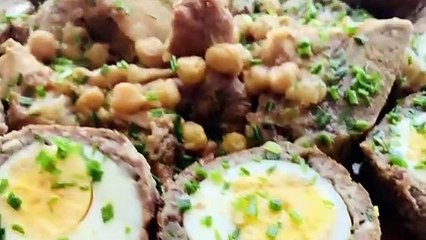 Délicieux Plat Viande Hachée Farcies Aux Œufs