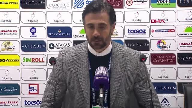 SPOR Atakaş Hatayspor Teknik Direktörü Ömer Erdoğan: Önemli bir galibiyet