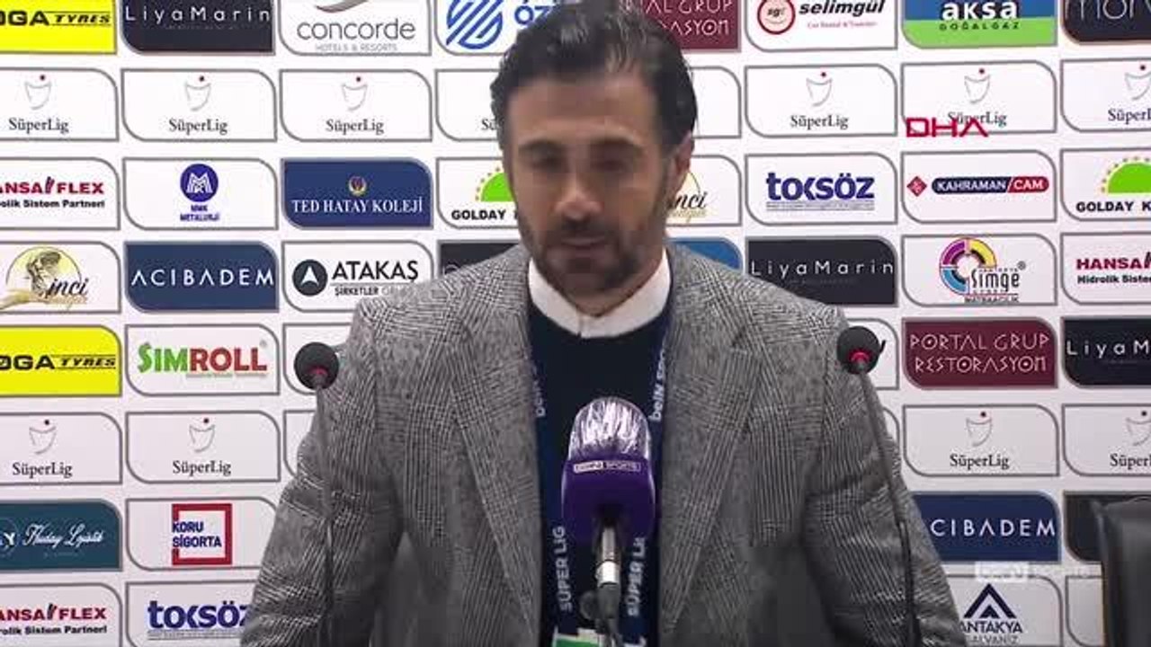 SPOR Atakaş Hatayspor Teknik Direktörü Ömer Erdoğan: Önemli bir galibiyet