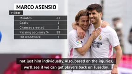 Zidane happy for Asensio; hopeful for Hazard return against Liverpool