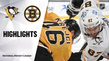 Penguins @ Bruins 4/3/2021 | NHL Highlights