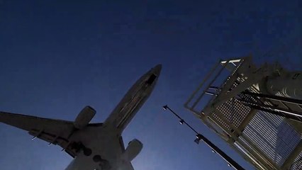 hd low landing los angeles lax int airport