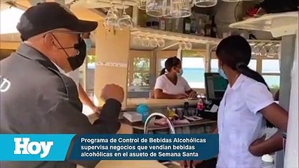 Semana Santa: Cierran varios negocios por venta de alcohol