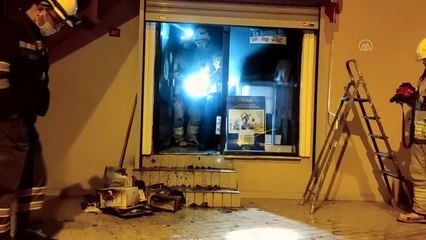 Beykoz'da bir iş yerinde çıkan yangın söndürüldü