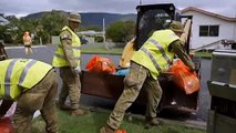 ADF troops on the ground helping with recovery effort