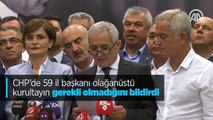 CHP'de 59 il başkanı olağanüstü kurultaya gerekli olmadığını bildirdi