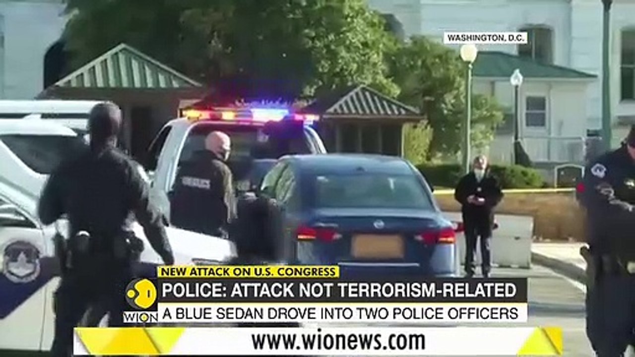 A Police Officer has died in the United States after a man rams a car into US capitol Police | WION