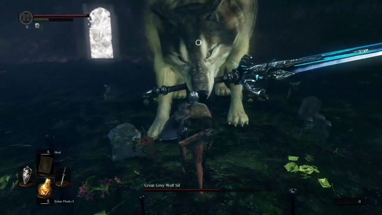 BOSS | Great Grey Wolf Sif - Dark Souls Remastered (PS4)