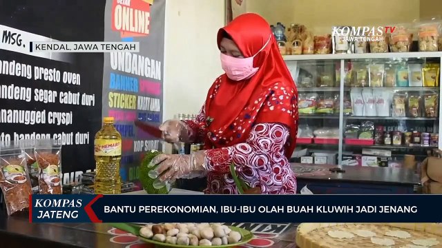 Bantu Perekonomian, Ibu-ibu di Kendal Olah Buah Kluwih Jadi Jenang