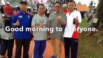 Batu Pahat 2017 Perlancaran Negaraku Sehati Sejiwa---Senamrobik + Larian Negaraku