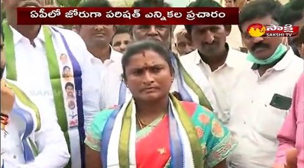 విశాఖ లో ఉధృతంగా పరిషత్ ఎన్నికల ప్రచారం