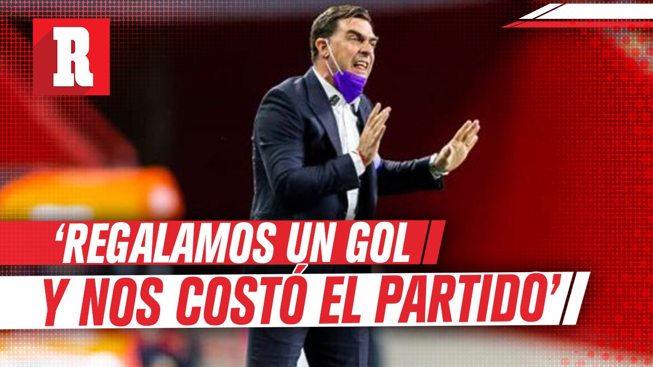 Pablo Guede tras derrota: 'Regalamos un gol y eso nos costó el partido'