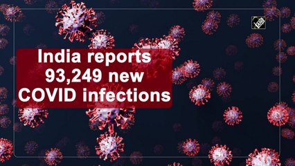 India reports 93,249 new Covid-19 infections