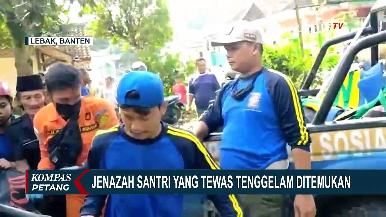 Hilang Terseret Arus, Santri Pondok Pesantren An-Nawawiyah Ditemukan Tewas
