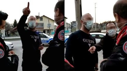 Doktor ile ilaç mümessili, polisleri Suriye'ye sürmekle tehdit etti