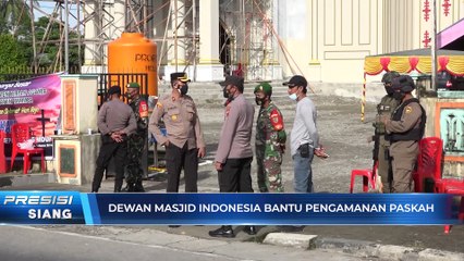 Pengamanan Gereja Polri Bekerjasama dengan Dewan Masjid