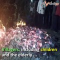 Villagers walk on burning coals to keep a 150-year-old tradition alive