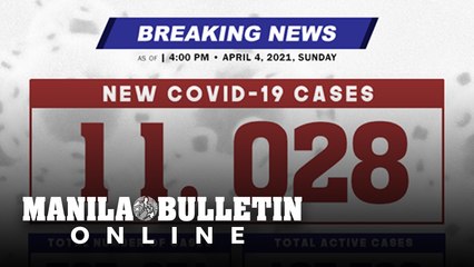 DOH reports 11,028 new cases, bringing the national total to 795,051, as of April 4, 2021