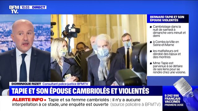 Tapie et son épouse cambriolés et violentés - 04/04