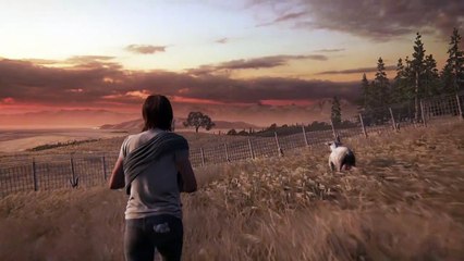 The last of Us 2, Gameplay Español 30 Reuniendo Ovejas con JJ y Joel me defiende en el Bar