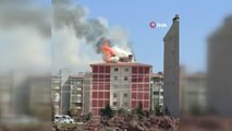 Diyarbakır'da çatı katında korkutan yangın
