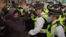 Tensión en Londres entre Policía y manifestantes en una marcha contra el aumento de poderes policiales