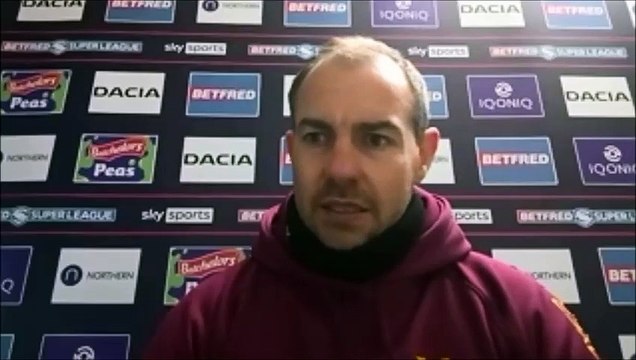 Huddersfield Giants boss Ian Watson after 20-10 loss against Catalans Dragons