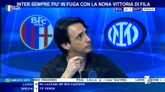 BOLOGNA-INTER 0-1 * TUTTI CONCORDI: RANOCCHIA IL MIGLIORE IN CAMPO * INTER, JUVE E MILAN POST-MATCH.