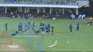 CSK Practicing for IPL 2021 in Mumbai 29th March MS Dhoni Practicing for IPL 2021 IPL 2021