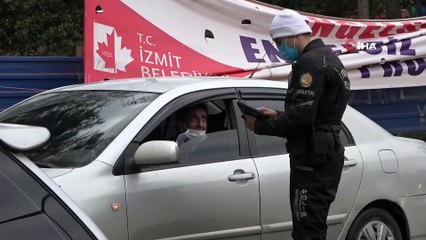 D-100 Karayolunda Korona Virüs Denetimi, Uzun Araç Kuyruğu Oluşturdu