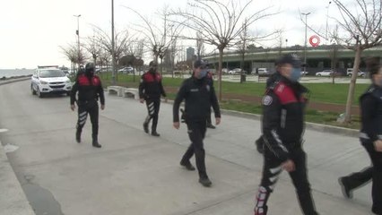 Bakırköy sahilinde ekipler denetim gerçekleştirdi