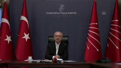CHP Genel Başkanı Kılıçdaroğlu, üniversite mezunu gençlerle video konferans toplantısında bir araya geldi