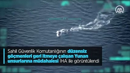 Sahil Güvenlik Komutanlığı'ndan Yunan unsurlarına müdahale