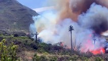 Intervienen en un incendio en Bajamar, La Laguna (Tenerife)