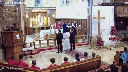 London police disperse Good Friday church service with threats of fines and prison