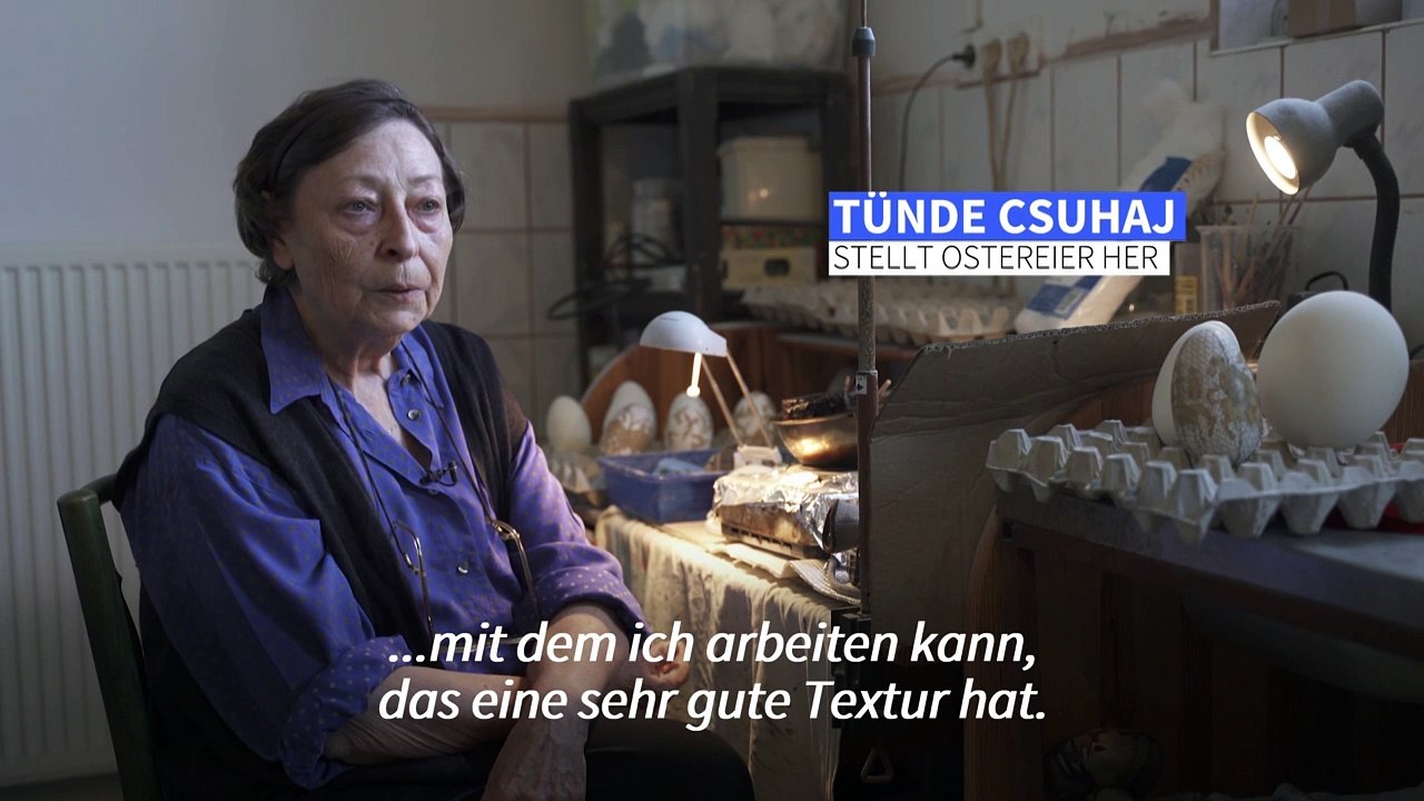 Mit Handbohrer und viel Liebe: Kunstvolle Ostereier aus Ungarn