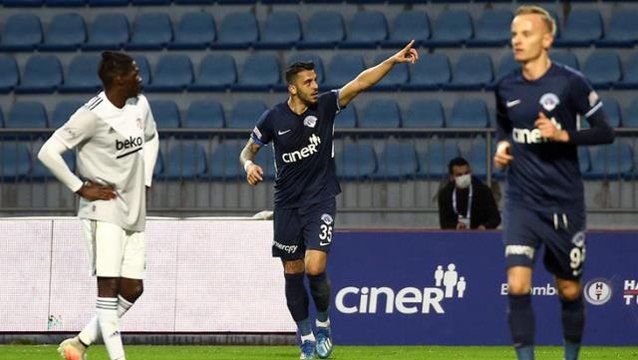 Süper Lig'in 32. haftasında Beşiktaş, deplasmanda Kasımpaşa'ya 1-0 mağlup oldu