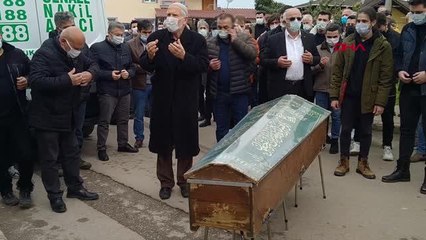 KOCAELİ OFF-ROAD YAPARKEN ARACIYLA UÇURUMDAN YUVARLANAN GENÇ, SON YOLCULUĞUNA UĞURLANDI