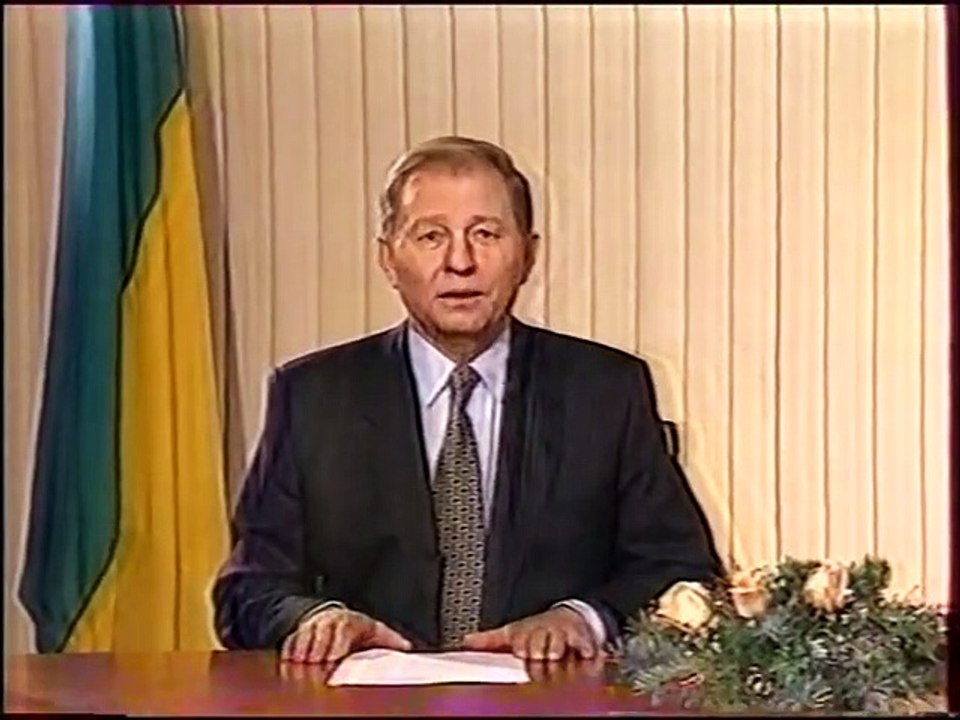 Новогоднее поздравление Л Д Кучмы с 1997 годом