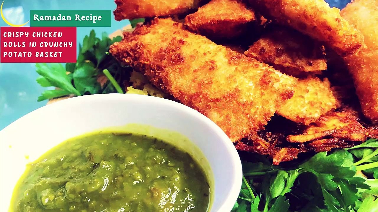 Ramzan 2021 Special lEasy_Spring_Rolls_-_Perfect_Crispy_Chicken_Spring_Rolls_in_Potato_Nest_-_Ramadan_Special_Recipe.mp4