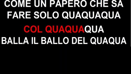 Il ballo del qua qua - Karaoke Albano