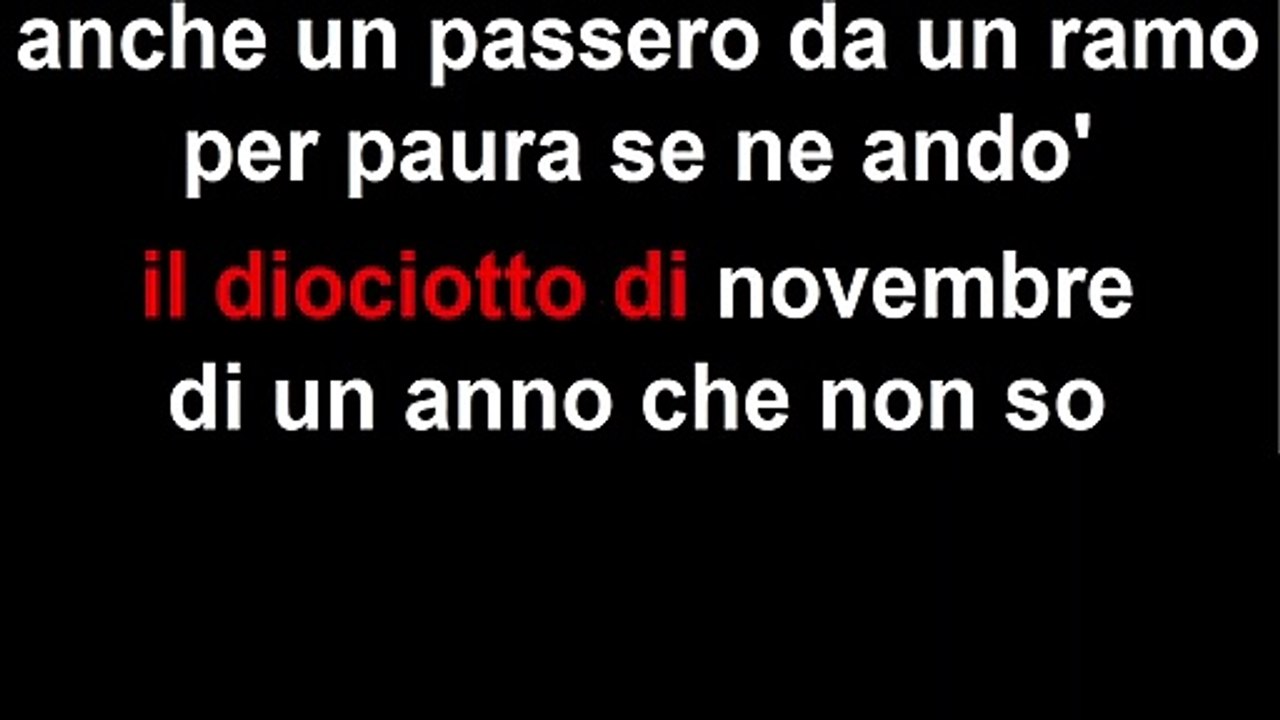 Il ragazzo che sorride - Karaoke Albano