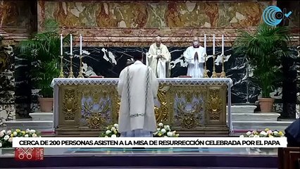 El Papa Francisco celebra una misa de Resurrección atípica